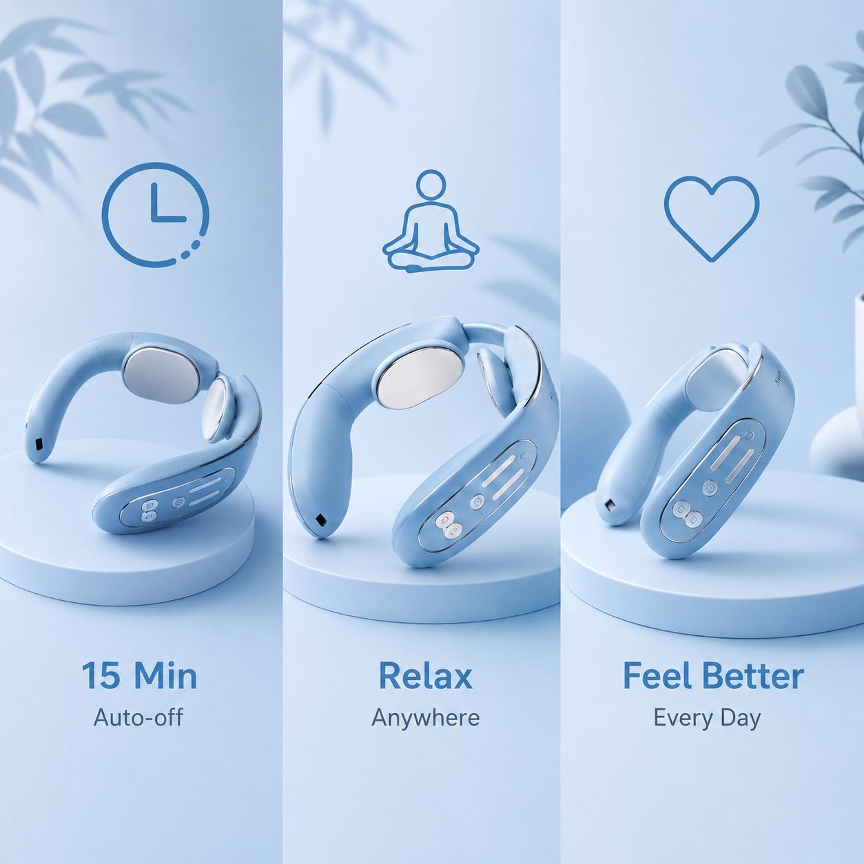 EMS Neck Massager - Instant Pain Relief for Neck & Shoulders